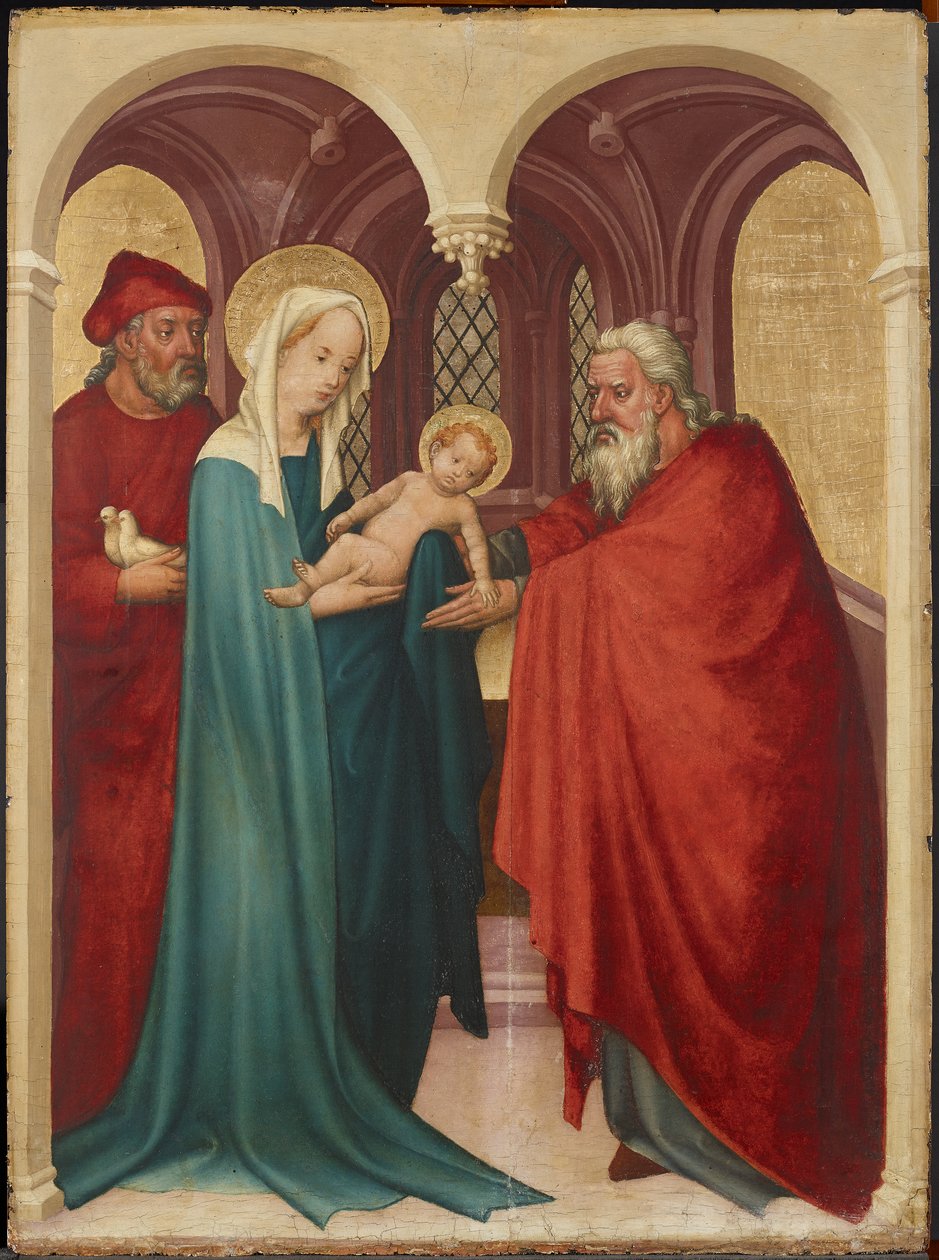 Præsentation af Kristus i templet af Meister der Darbringungen