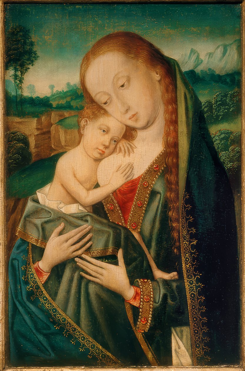 Madonna og barn af Meister der Magdalenenlegende
