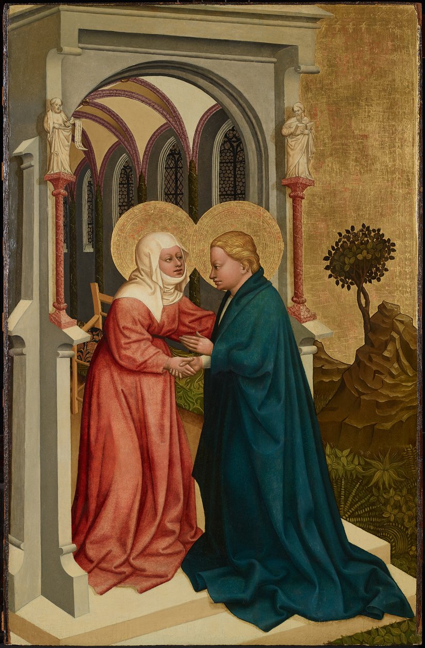 Besøg af Maria af Meister des Albrechtsaltars