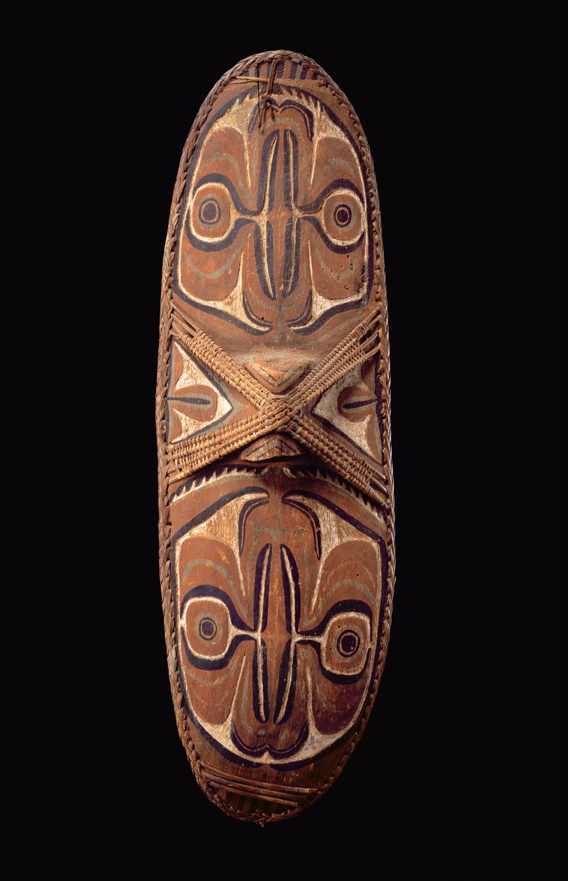 Skjold (blandede medier) af Melanesian