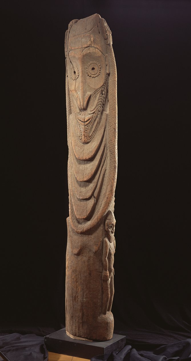 Stolpe (træ) af Melanesian