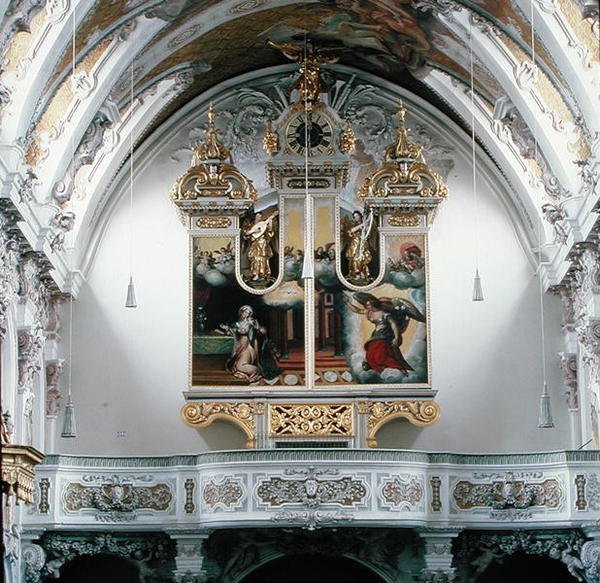 Orgel (døre lukkede), 1625 af Melchior Heller