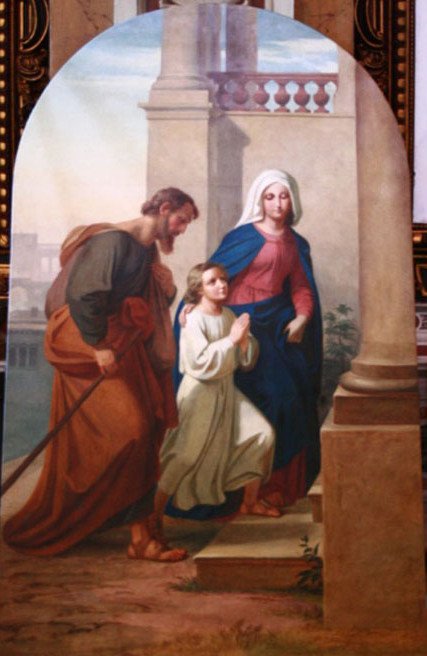 Hellig familie af Melchior Paul von Deschwanden