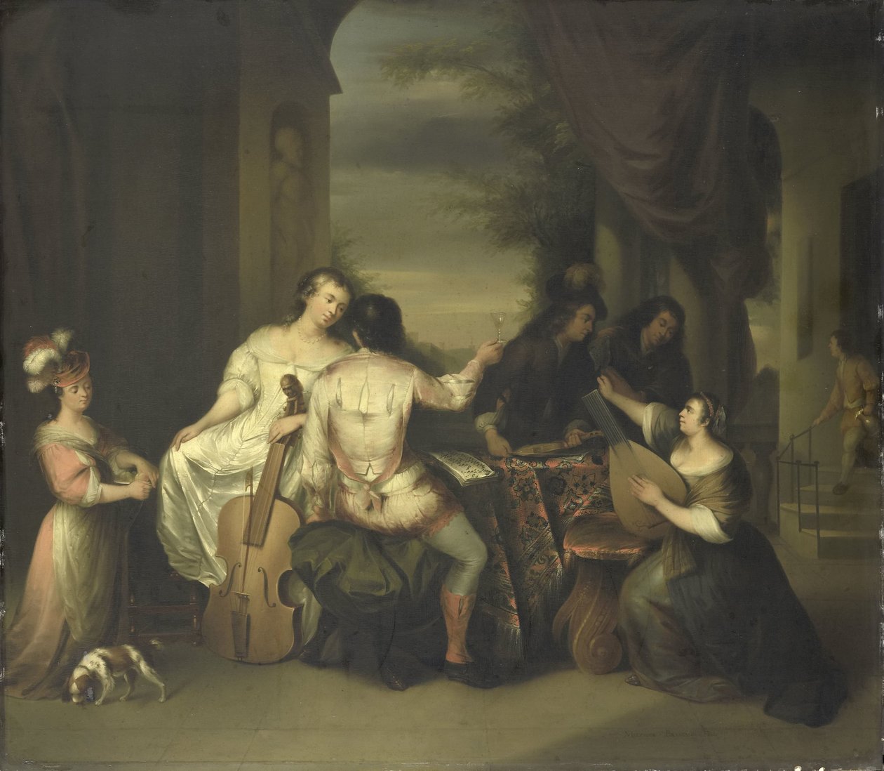 Et musikalsk selskab af Melchior Brassauw