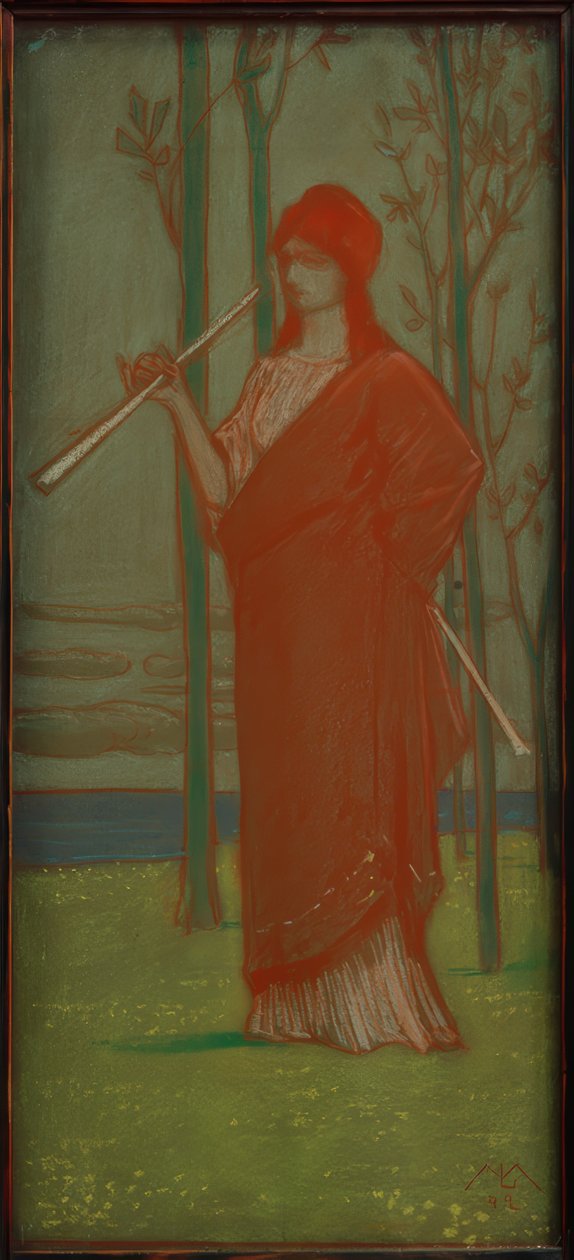 Musen ved havet af Melchior Lechter