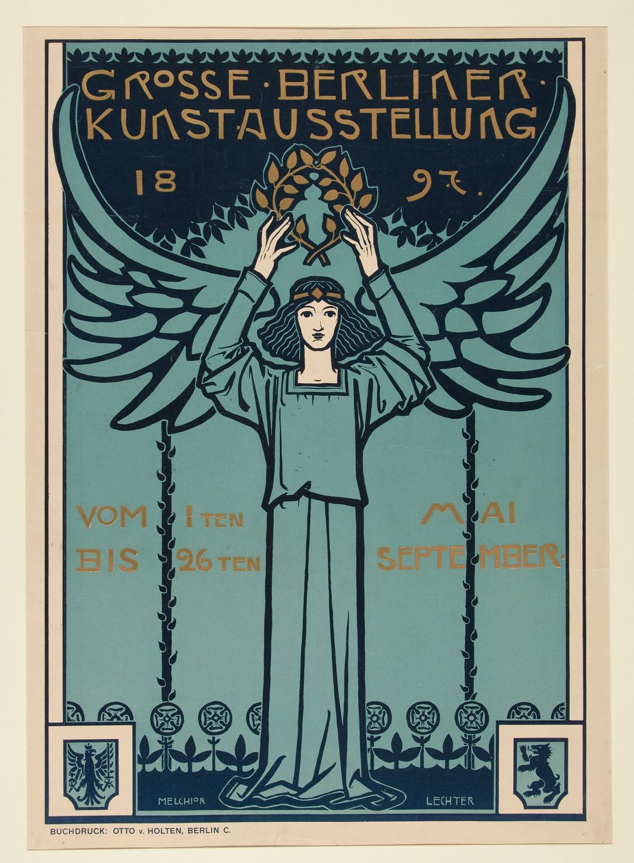Stor Berlin Kunstudstilling af Melchior Lechter