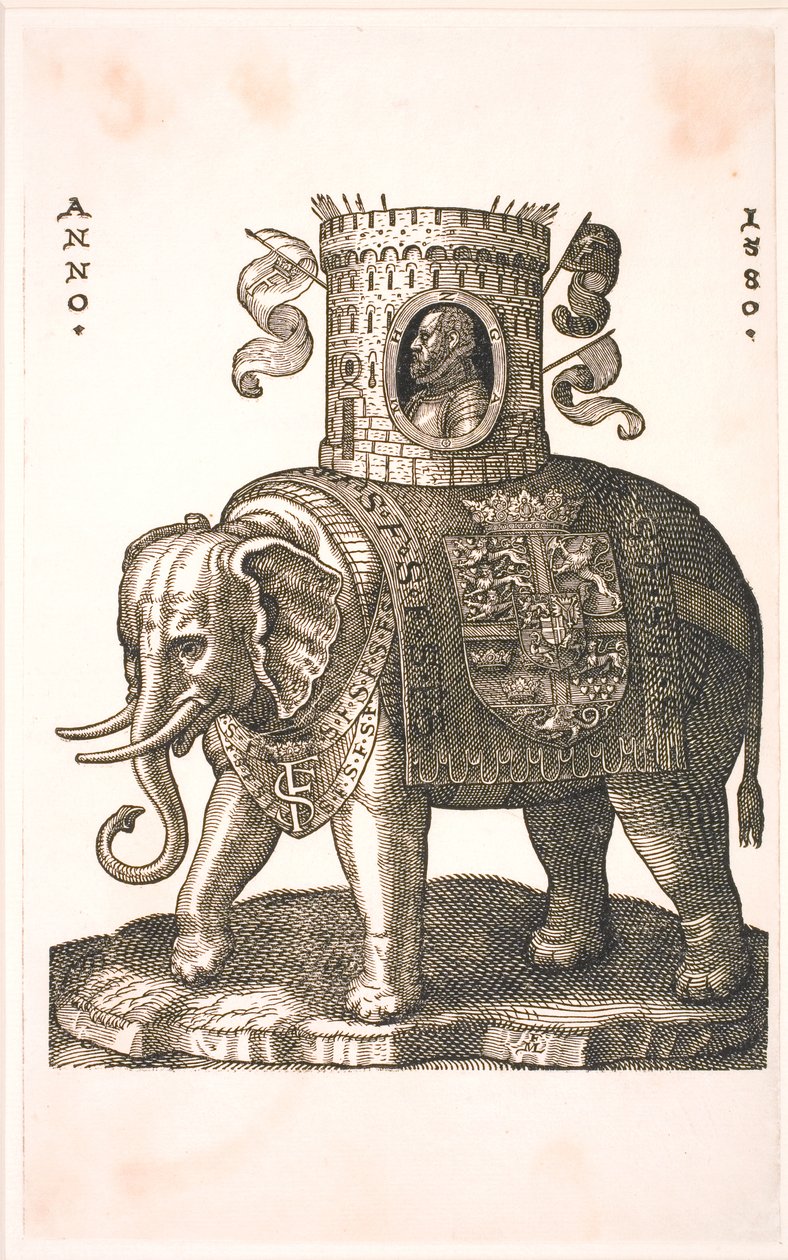 Elefantordenens emblem af Melchior Lorck