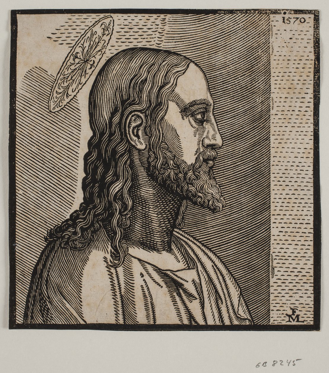 Portræt af Kristus af Melchior Lorck