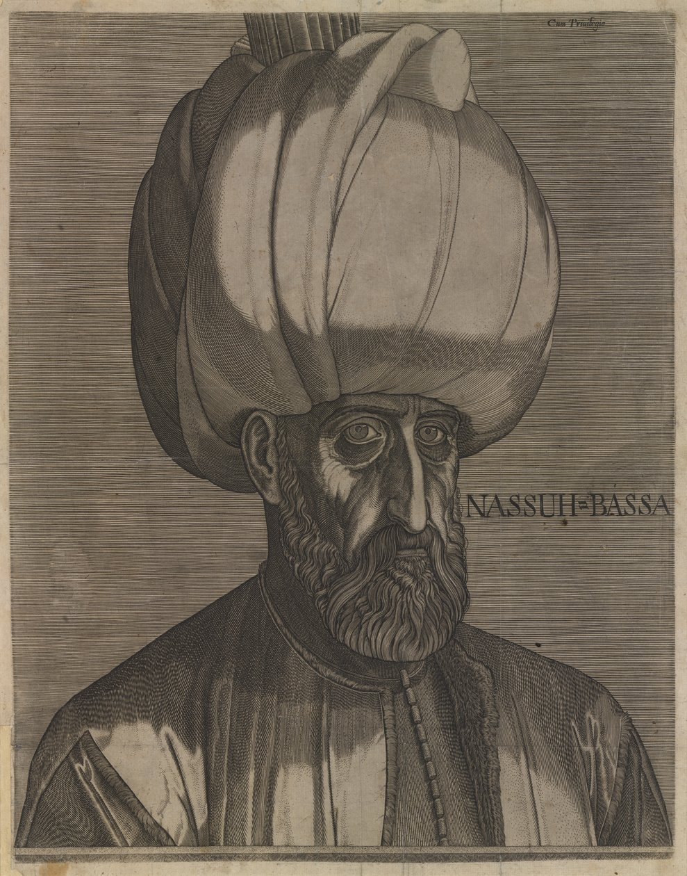 Portræt af Sultan Suleiman den Storslåede af Melchior Lorck