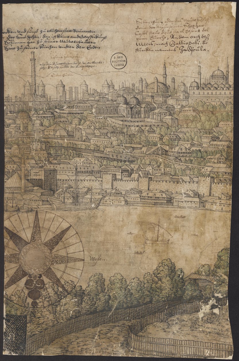 Prospekt af Konstantinopel, ark 12, Melchior Lorck, 1559 af Melchior Lorck