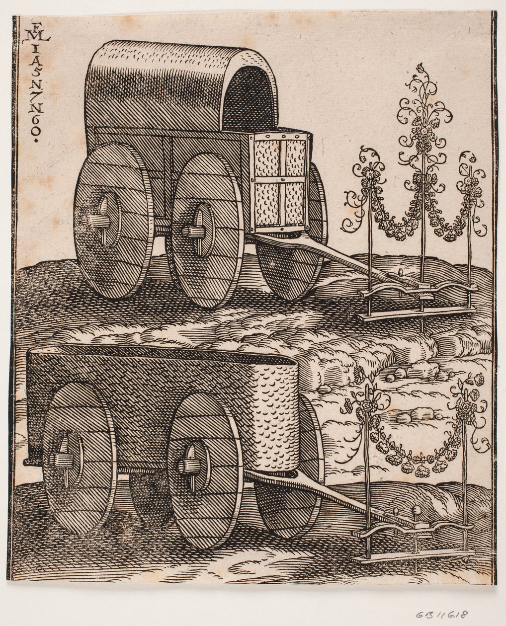 To vogne af Melchior Lorck