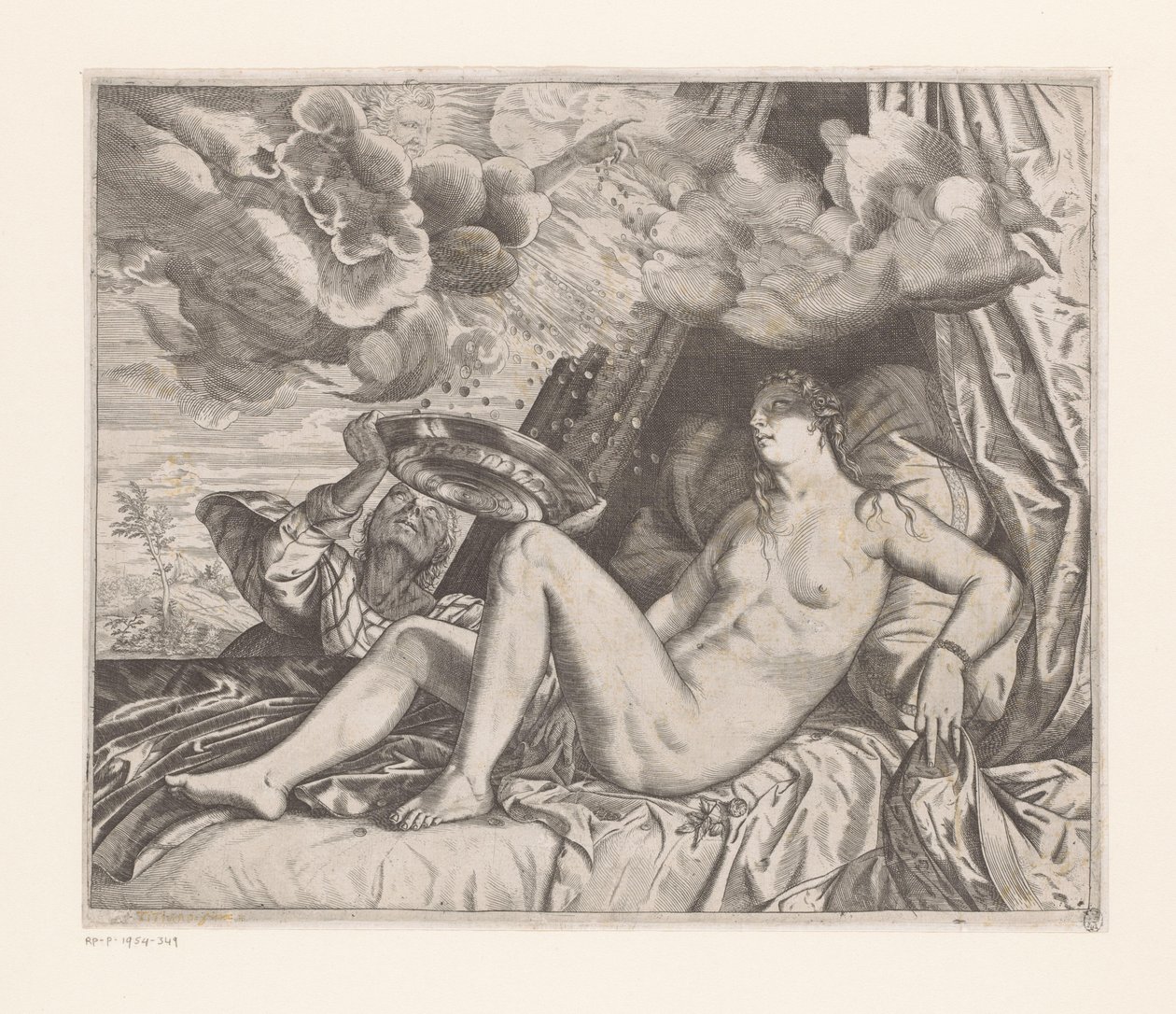Jupiter og Danaë af Melchior Meier
