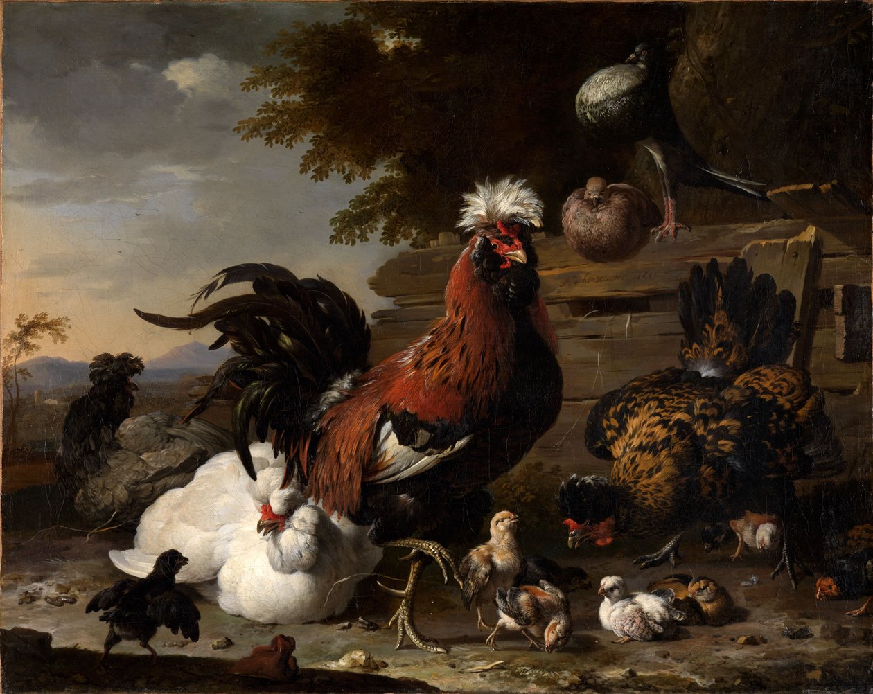 Fred i hønsegården af Melchior de Hondecoeter
