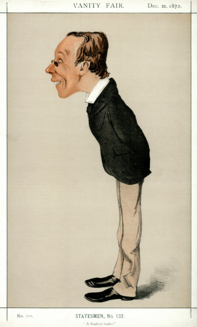 En radikal leder, Henry Fawcett MP, britisk politiker og økonom, 1872. af Melchiorre Delfico