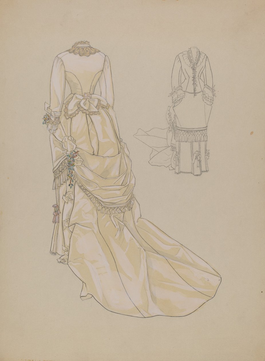 Brudekjole, ca. 1936. af Melita Hofmann