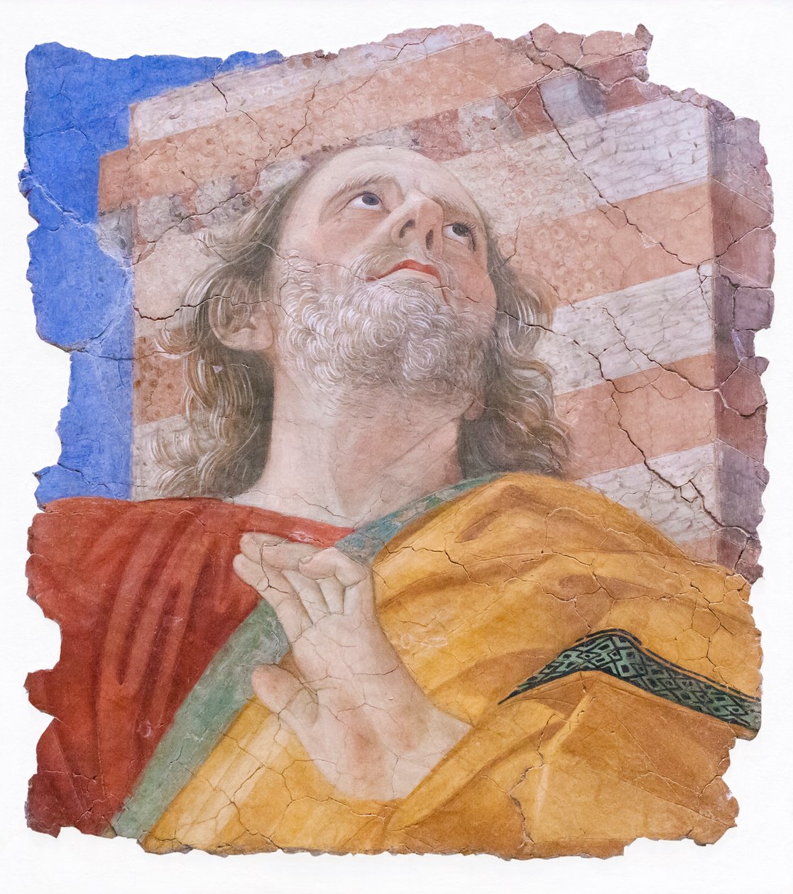 Apostolens hoved, omkring 1480 (fresko) af Melozzo da Forli