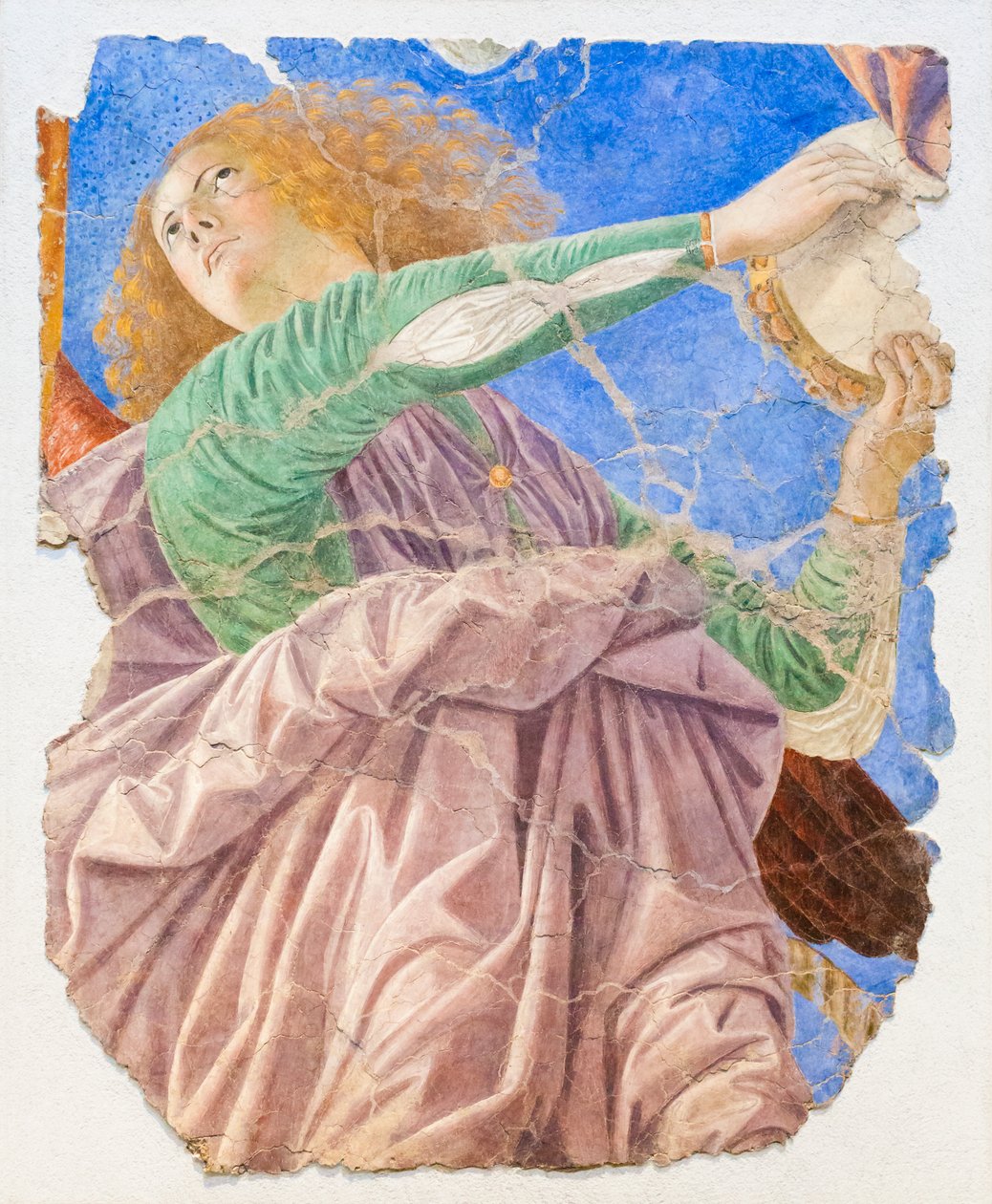 Musikskabende engle, ca. 1480 (restaureret fresco) af Melozzo da Forli