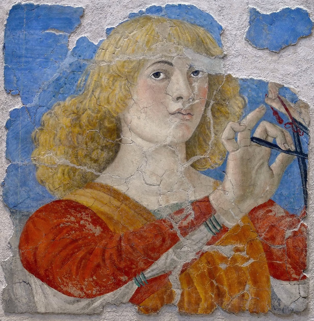 Musiker-engel af Melozzo da Forli, ca. 1480 (fresco) af Melozzo da Forli