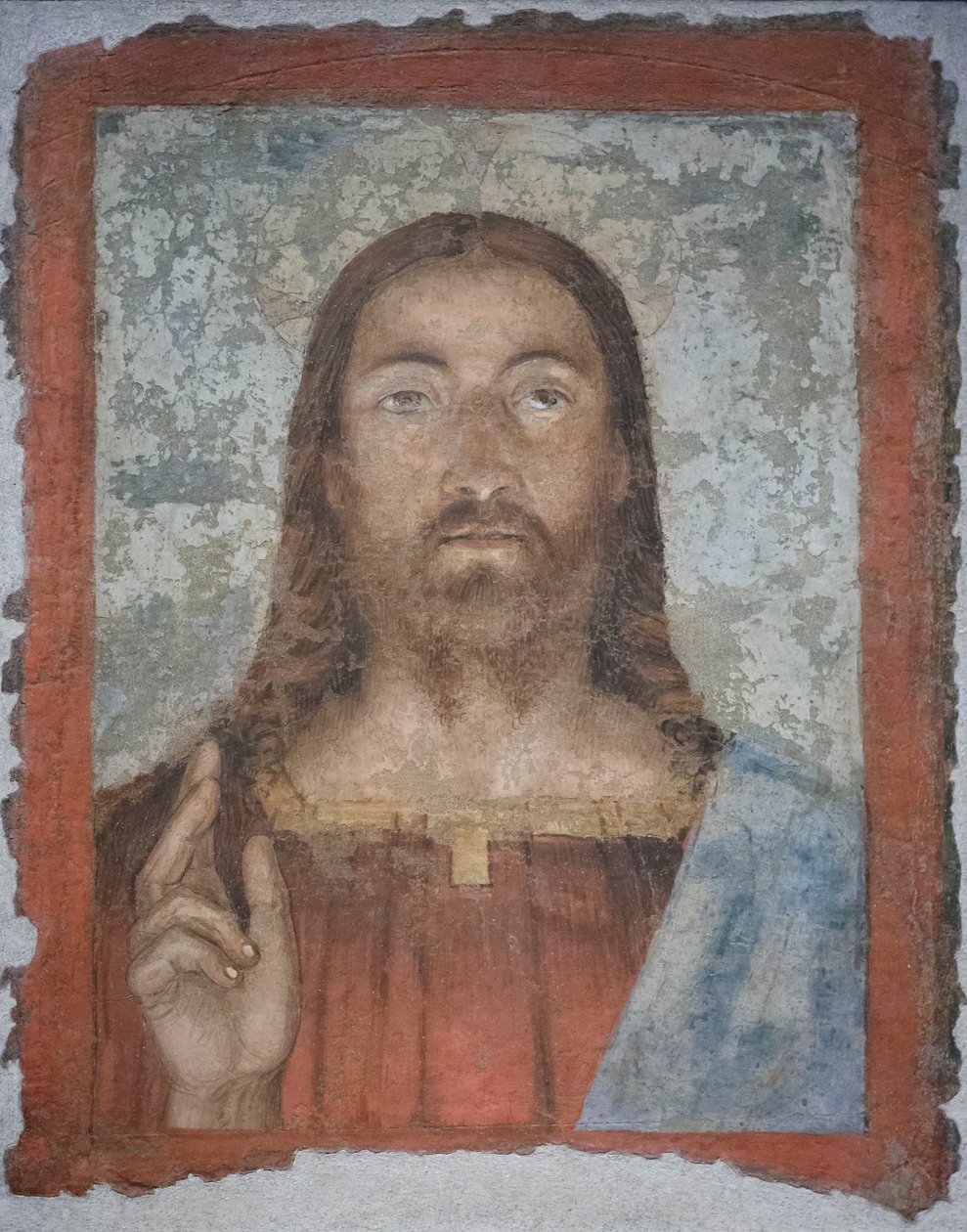Salvator mundi, c.1476-80 (detached fresco) af Melozzo da Forli