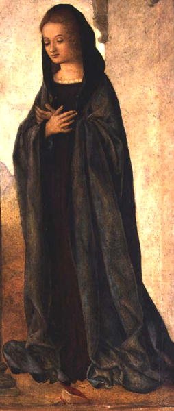Jomfruen bebuder af Melozzo da Forli