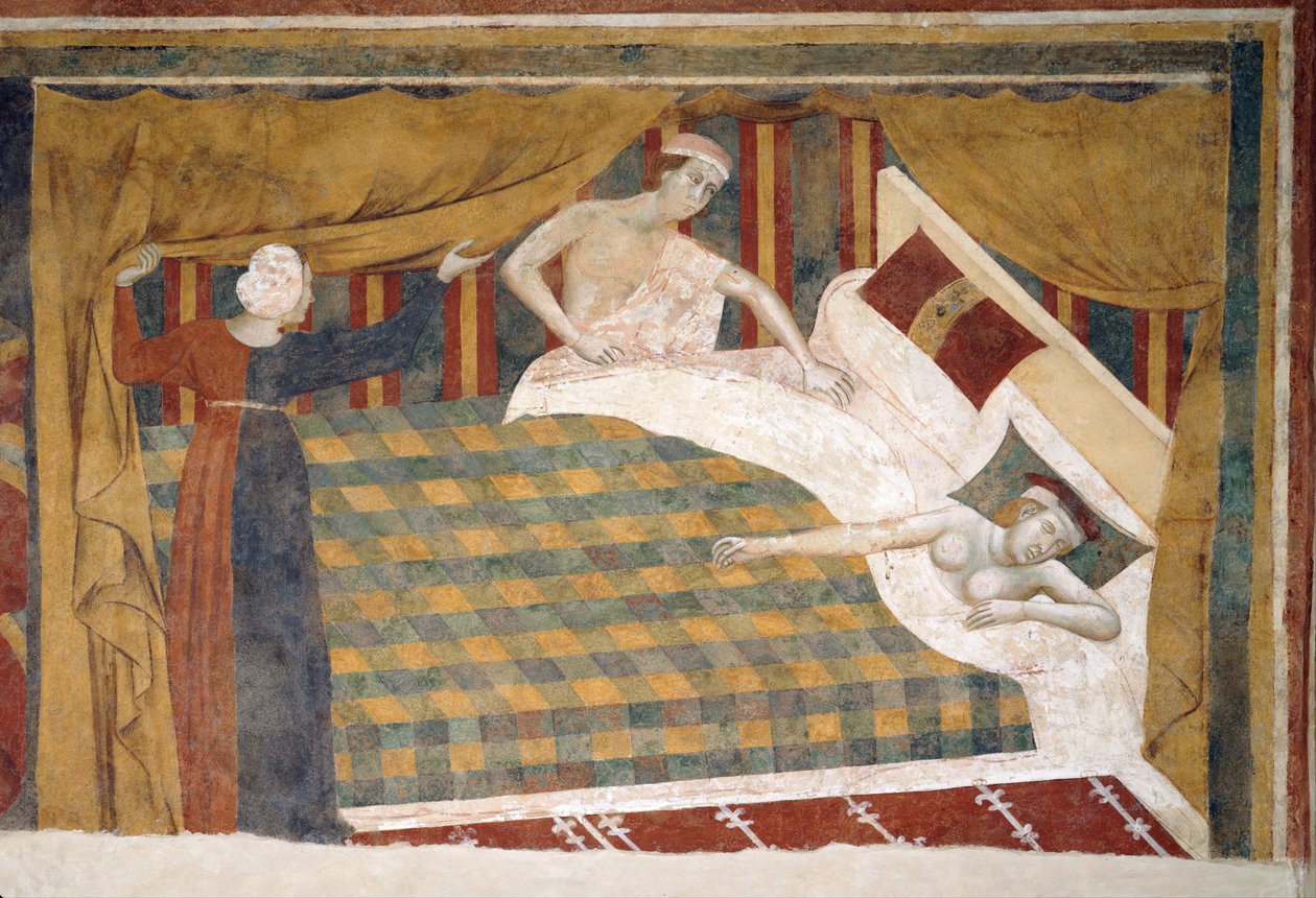 Scene af ægteskab, ca 1306 af Memmo di Filippuccio