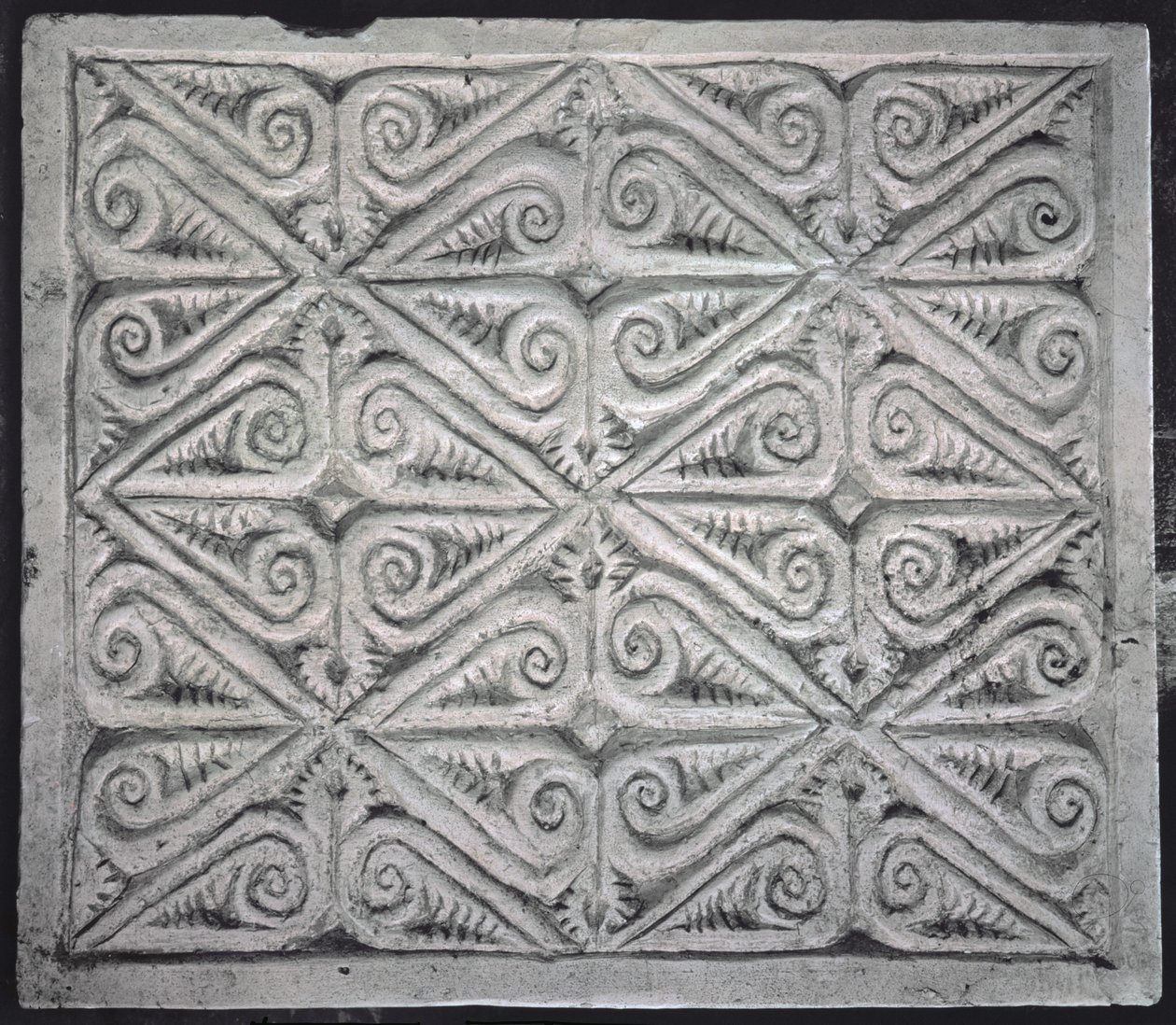 Detalje fra koret i basilikaen Saint-Denis af Merovingian