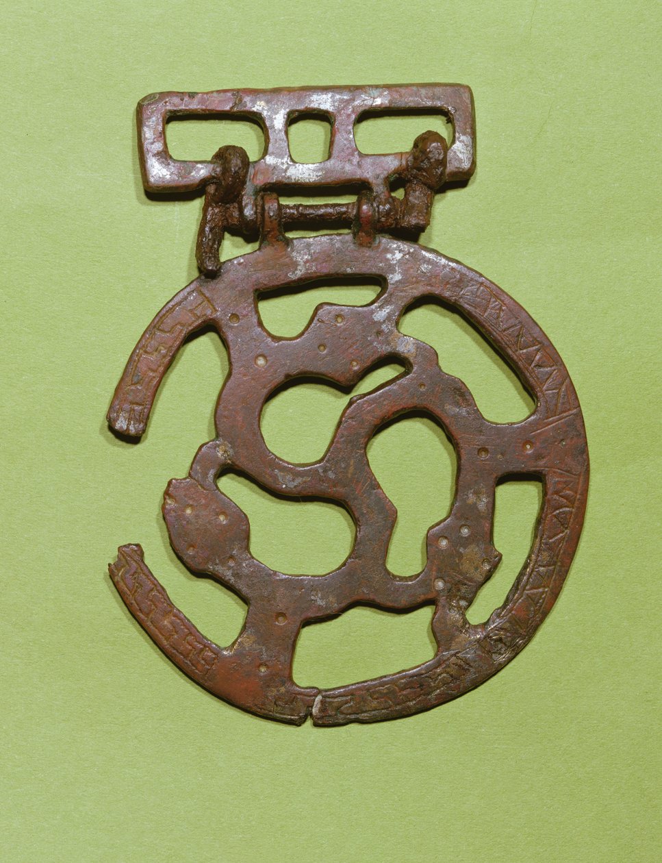 Bæltedekoration fundet i Saint-Denis, Frankrig (metal) af Merovingian
