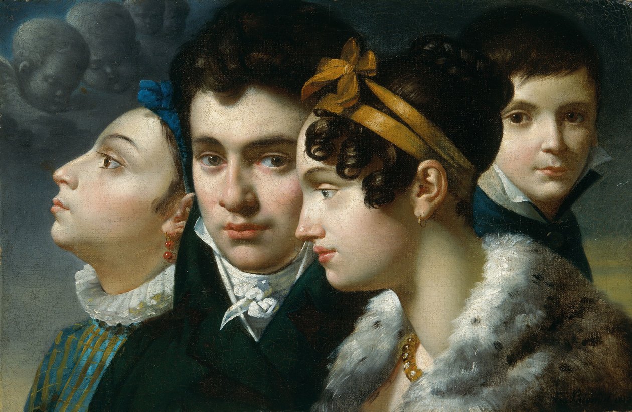 Familieportræt af Merry Joseph Blondel