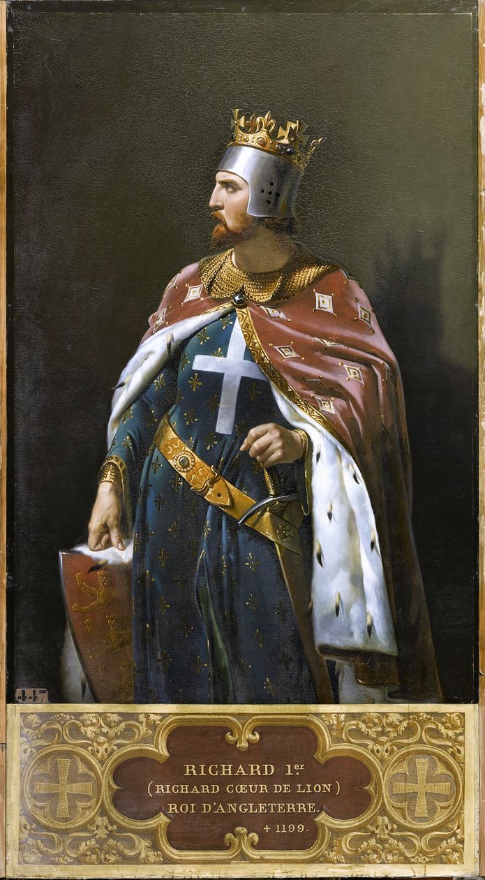 Richard I Løvehjerte, 1841. af Merry Joseph Blondel