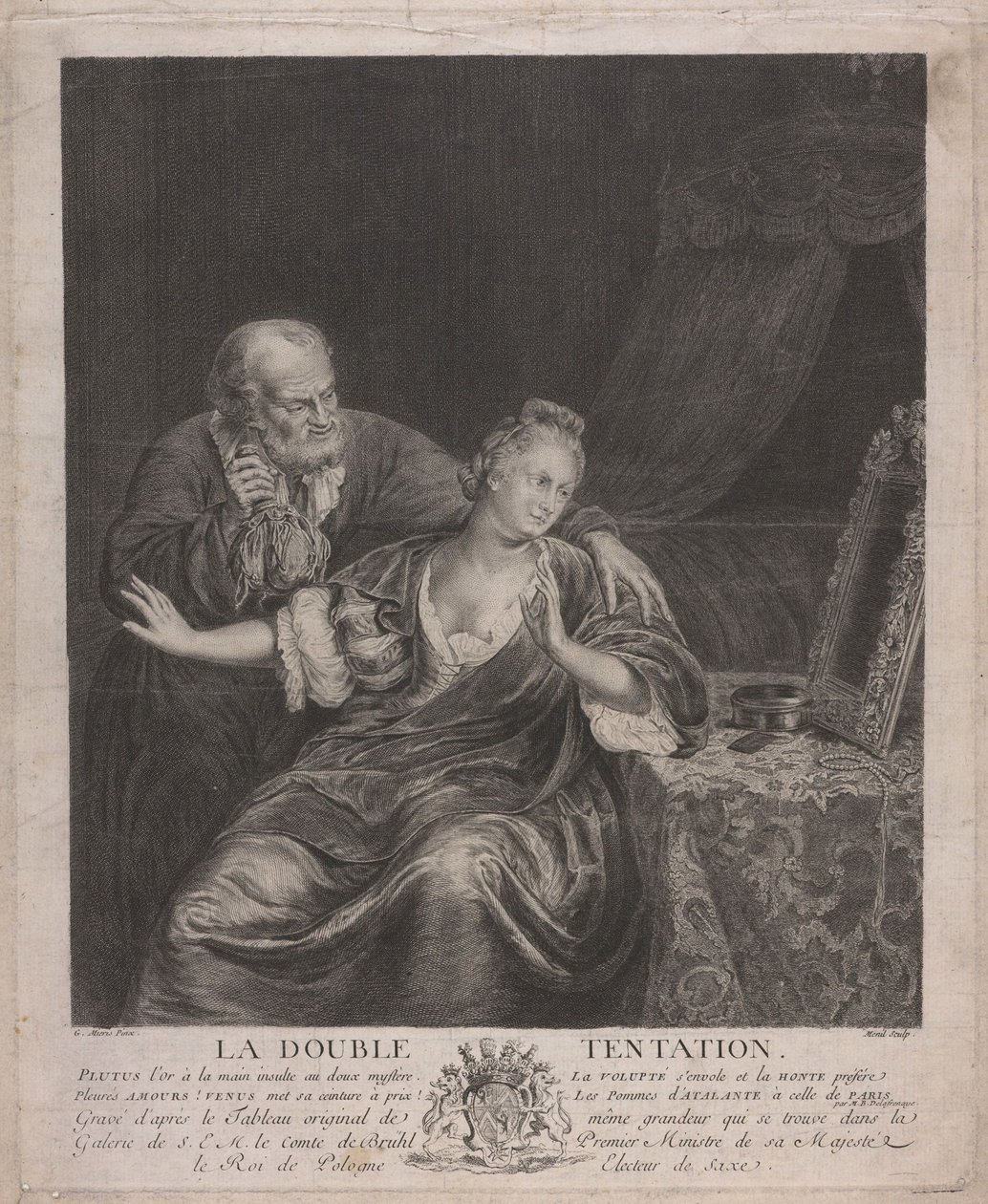 Dobbelt fristelse, 1700-tallet af Mesnil