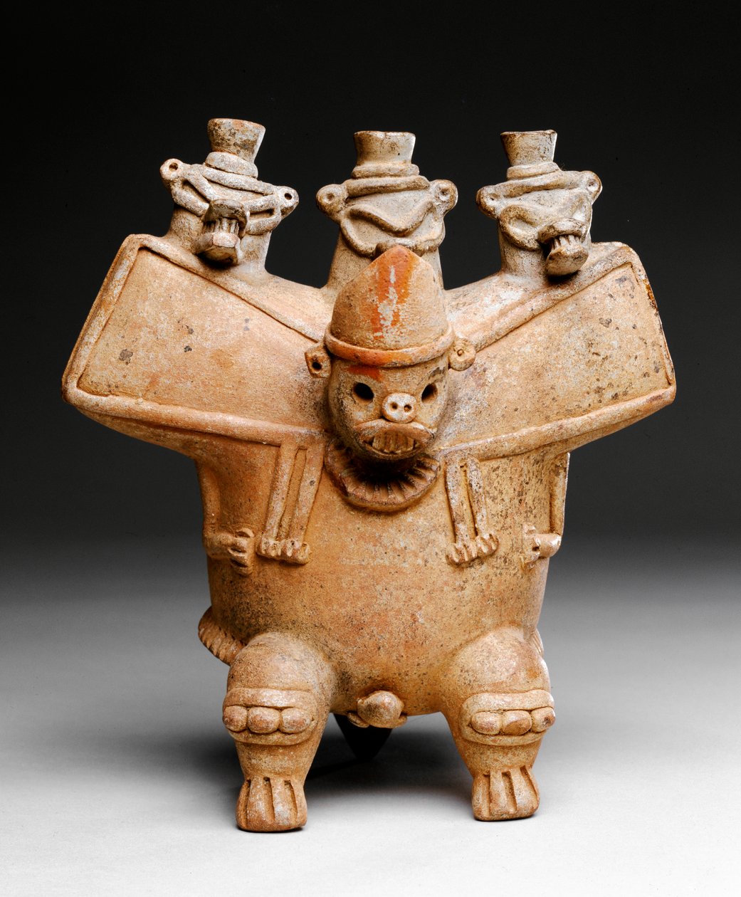 Effigy fløjte, Guanacaste, 300-500 (keramik) af Mesoamerican