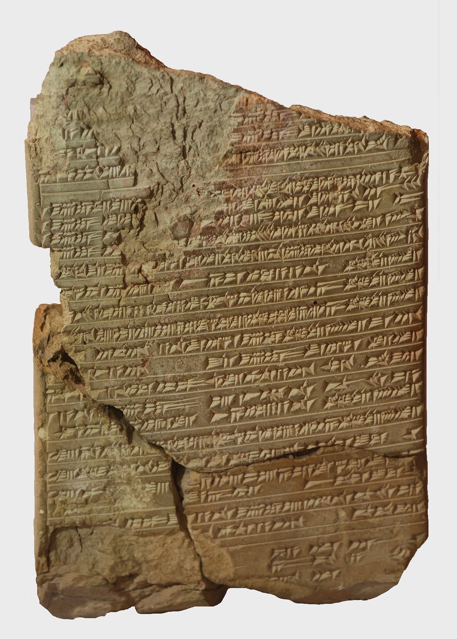 Kileskrifttablet med medicinske recepter, Ninveh (ler) af Mesopotamian