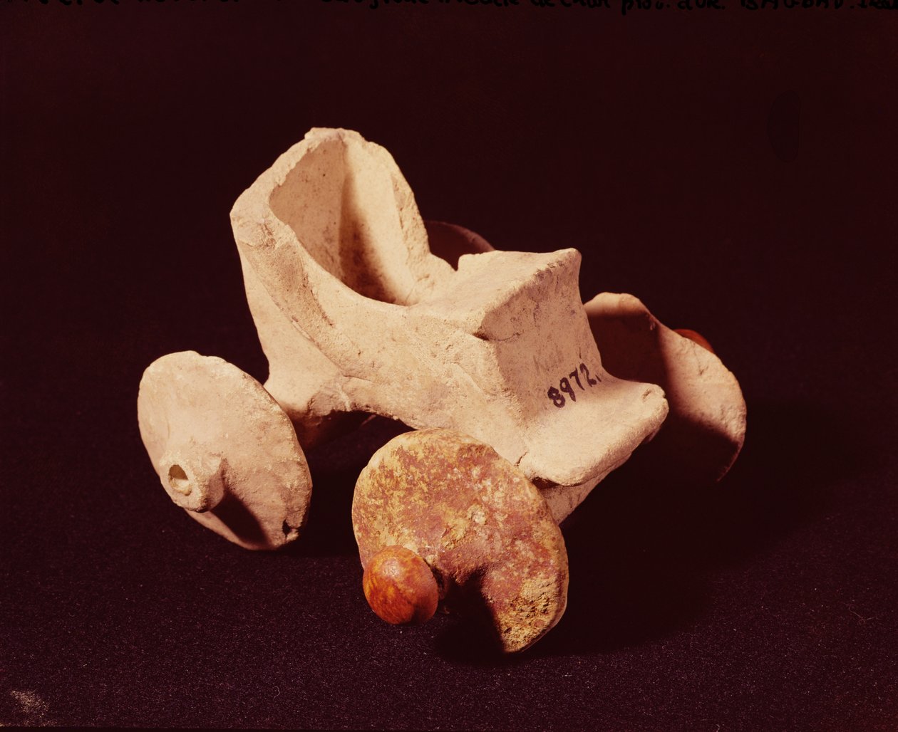 Model af en vogn, 2000-1595 f.Kr af Mesopotamian