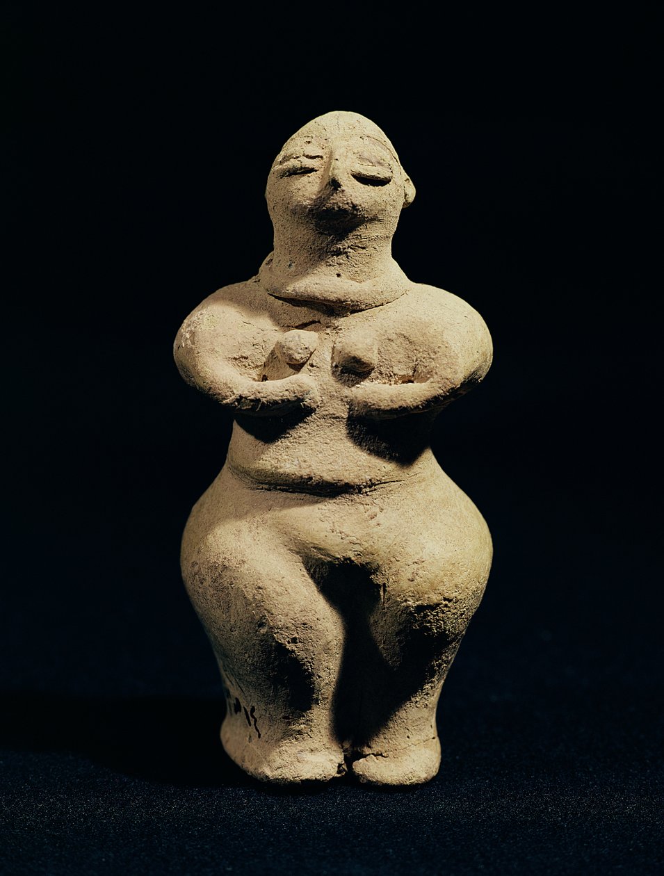 Statue af en gudinde, 6. årtusinde f.Kr. (terracotta) af Mesopotamian