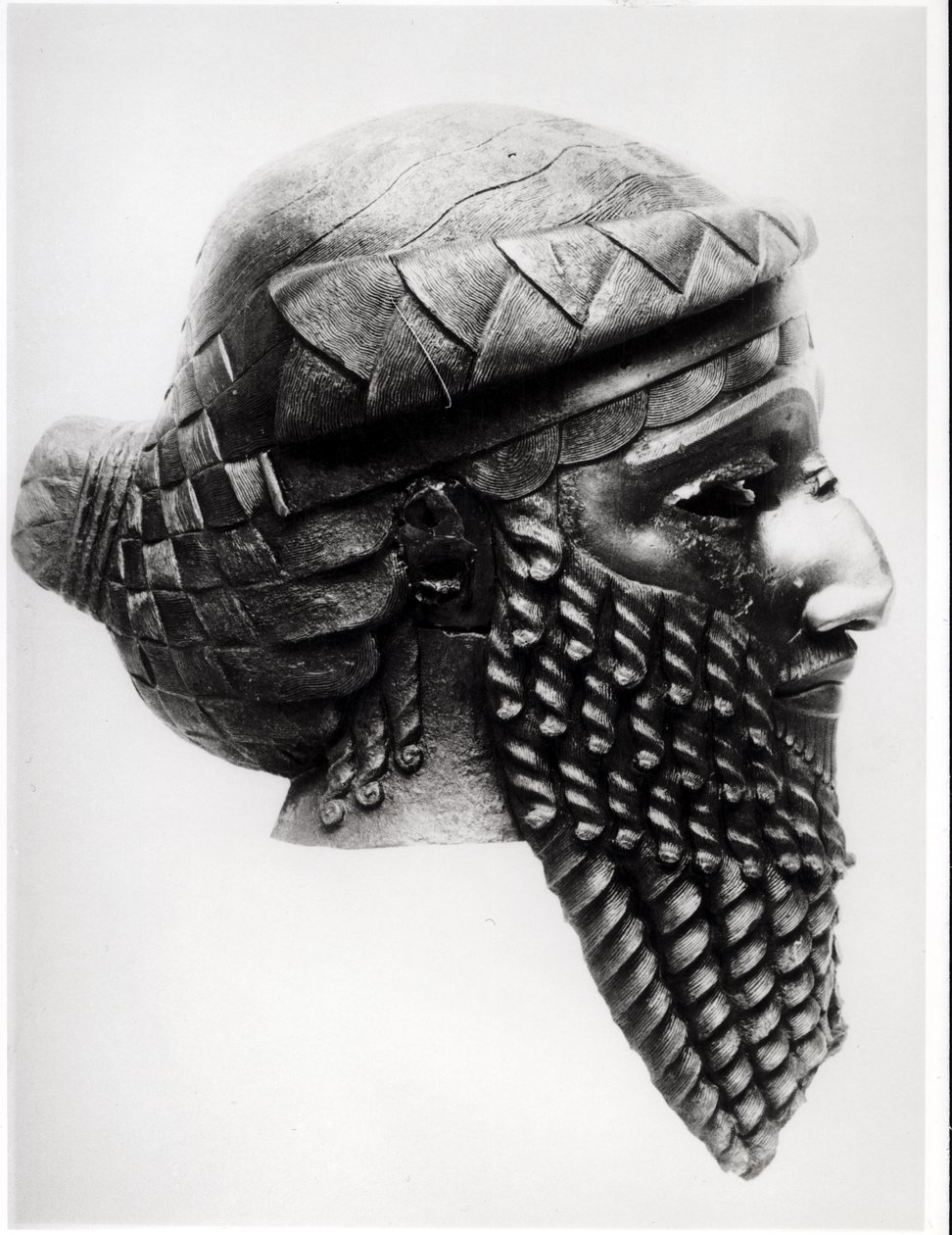 Leder af Sargon I (ca. 2334-2279 f.Kr.) 2400-2200 f.Kr. (kobber) (se også 189592) af Mesopotamian