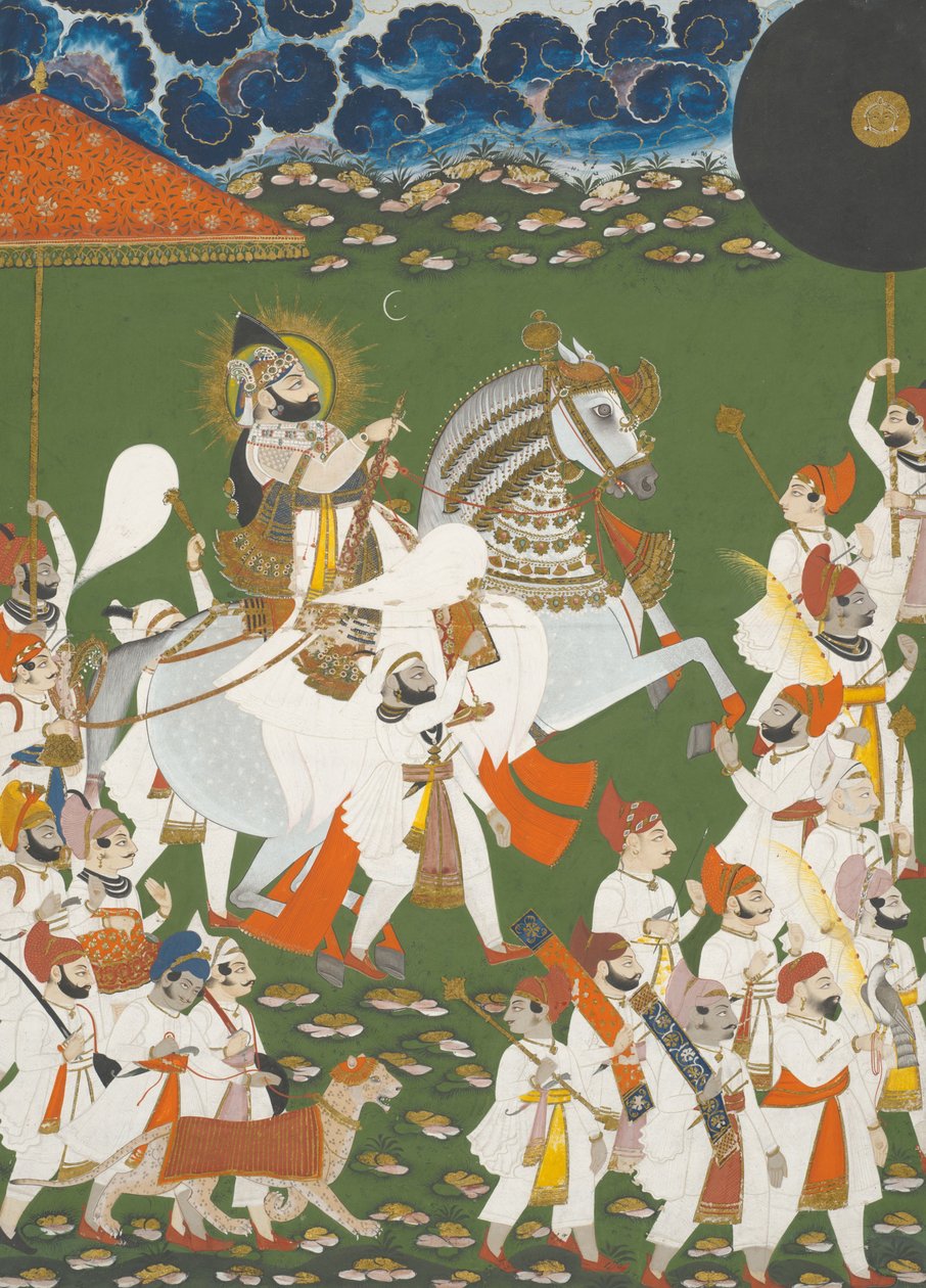Maharana Bhim Singh i gang af Mewar India; Rajasthan