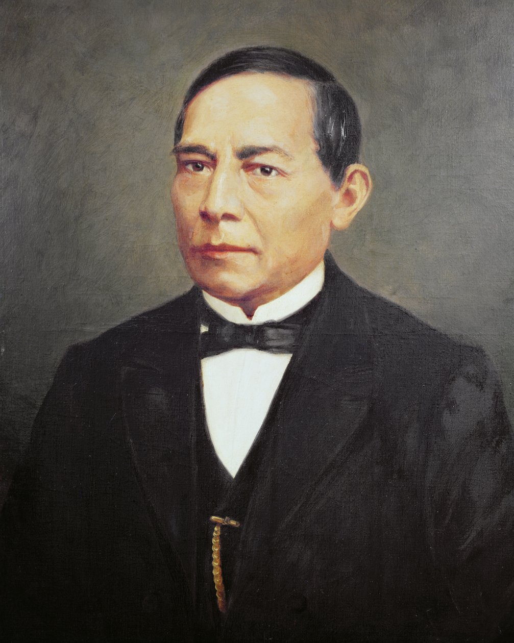 Portræt af Benito Juarez af Mexican School