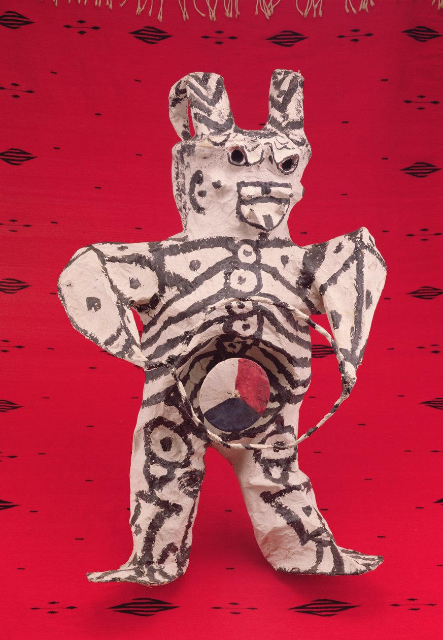 Day of the Dead figur, fra Oaxaca (papier mache) af Mexican School
