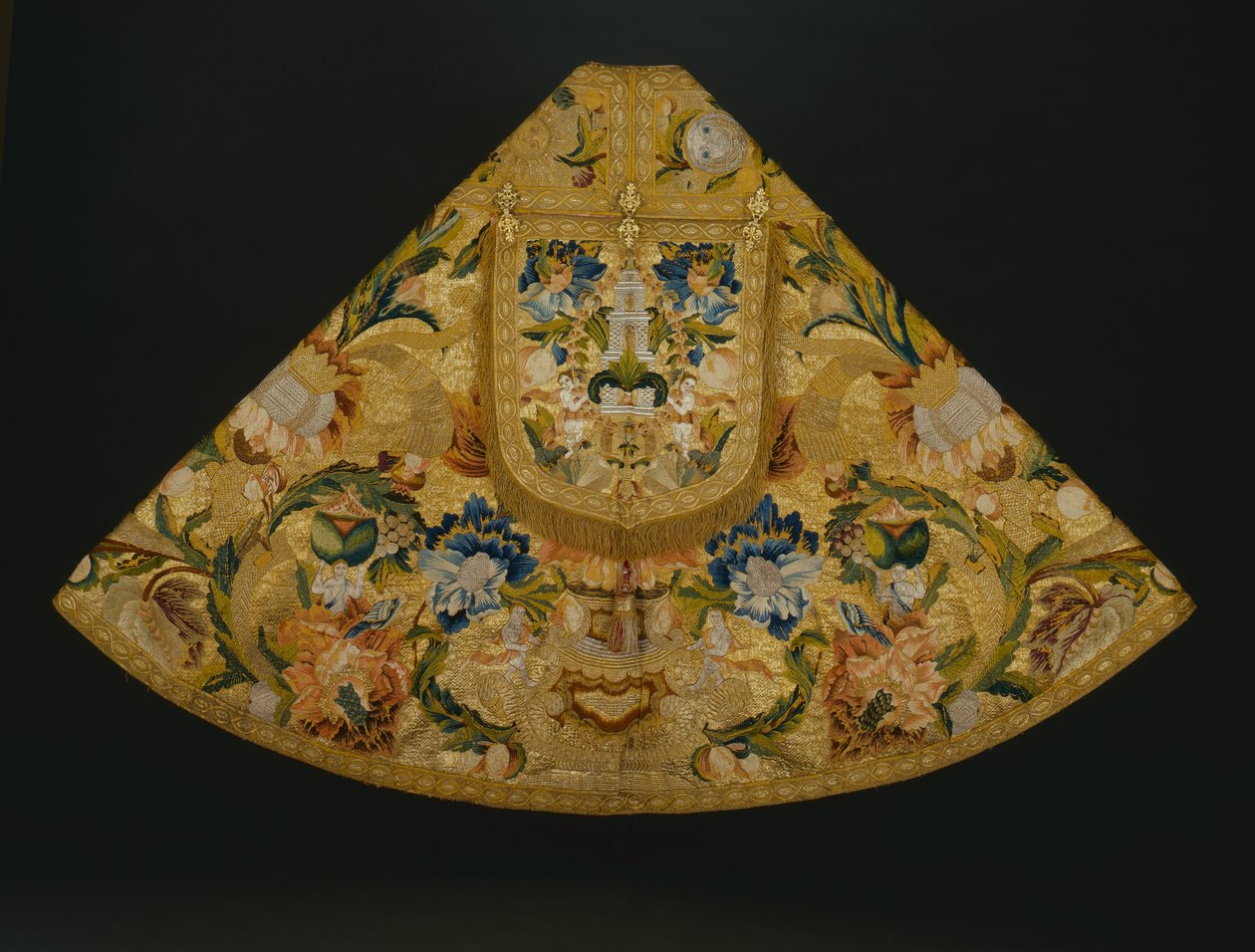 Ecclesiastical Cope, ca. 1730 (tekstil) af Mexican School