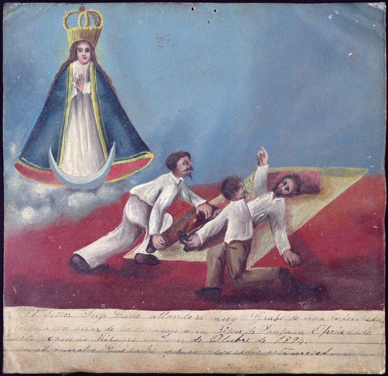 Eks-voto af Mexican School