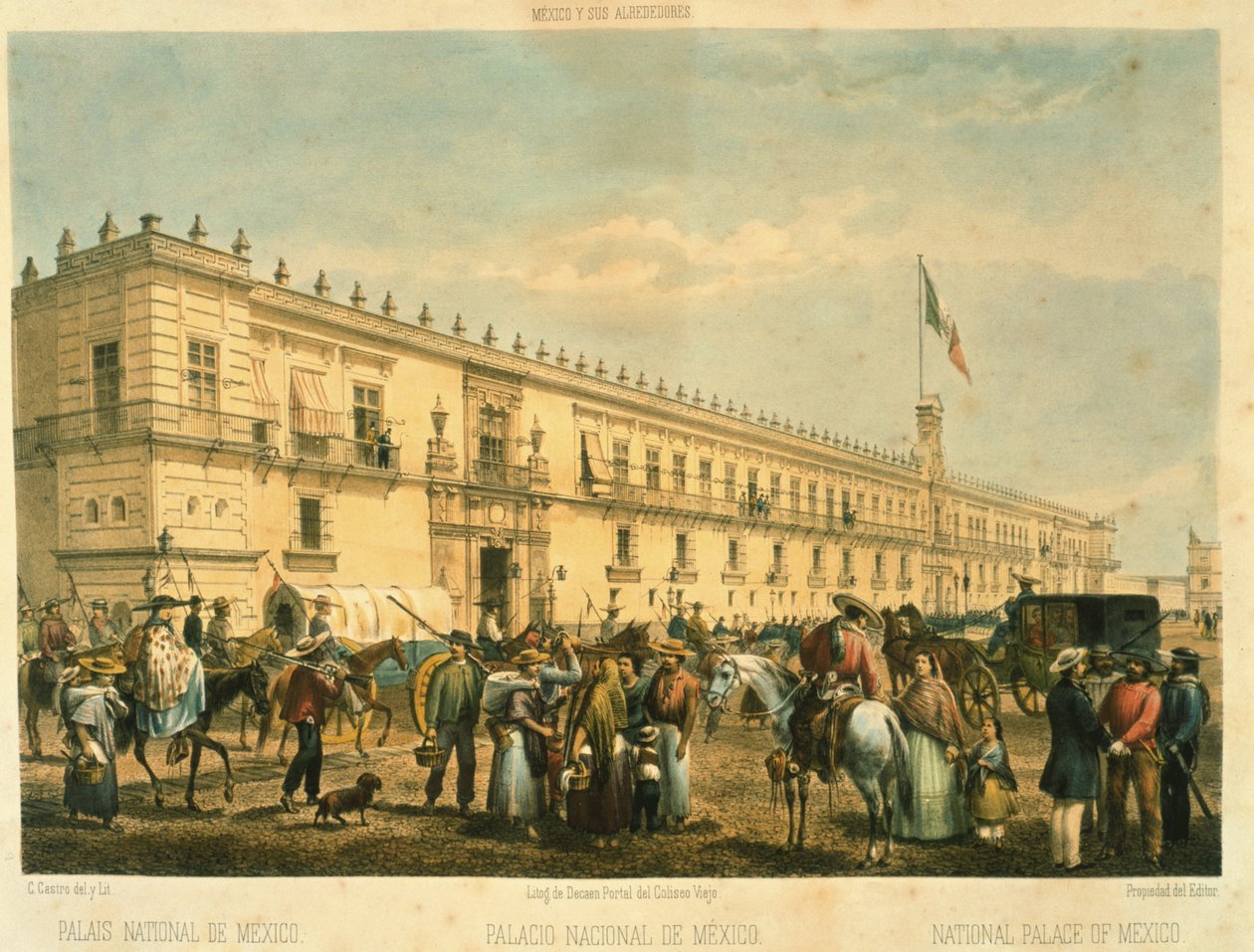 Nationalpaladset, Mexico City af Mexican School