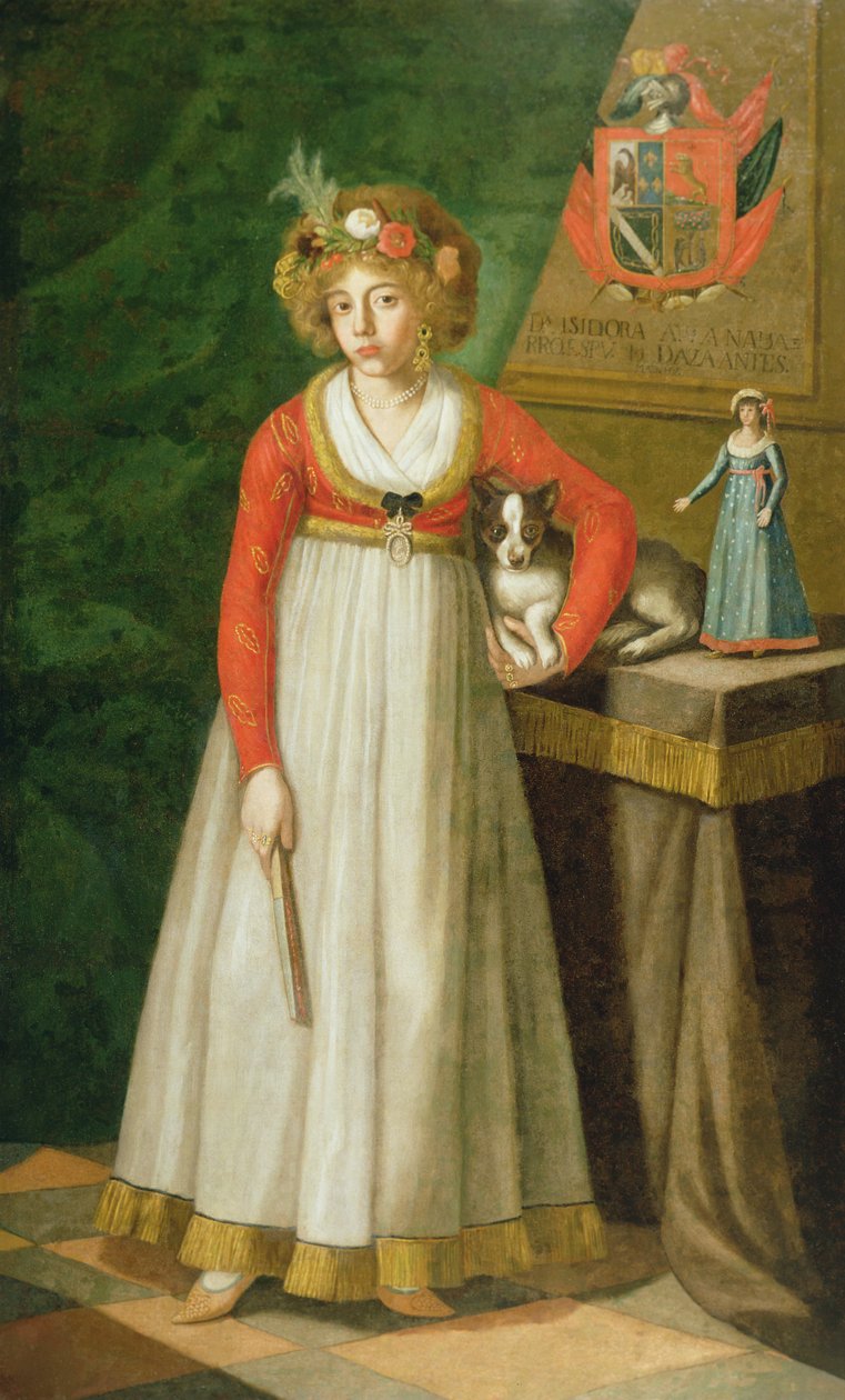 Portræt af Isidore, 1810 af Mexican School