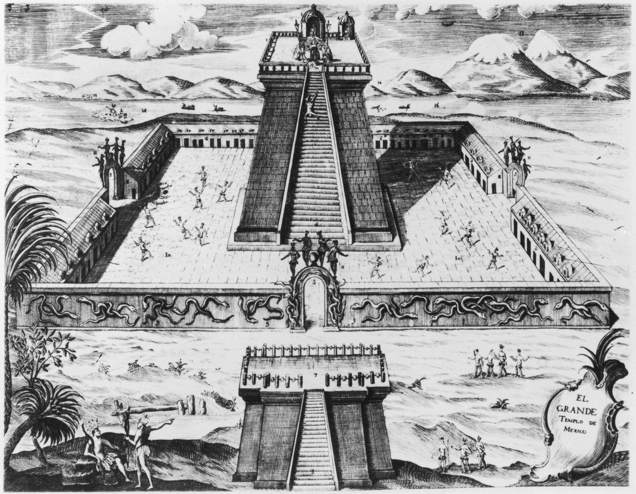 Templo-borgmesteren i Tenochtitlan, fra 