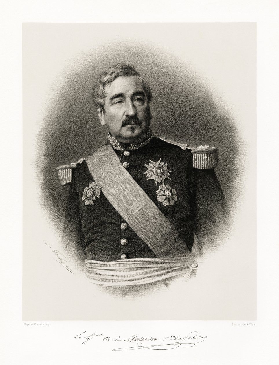 Charles, fætter til Montauban, greve af Palikao, 1865-66 af Meyer and Pierson