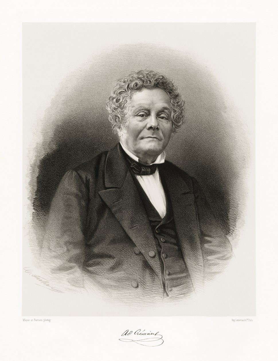 Isaac Adolphe Crémieux, 1865-66 af Meyer and Pierson