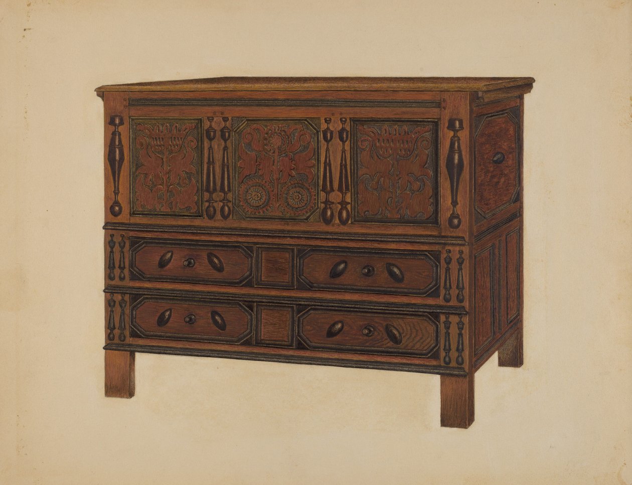 Bryst, formentlig 1937. af Meyer Goldbaum
