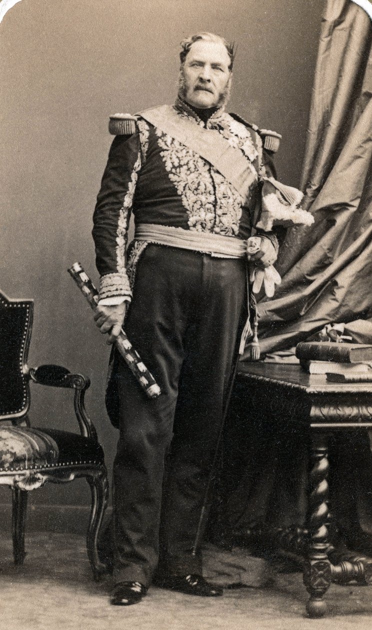 Portræt af marechal Forey (1804-1872). Foto af Mayer og Pierson af Meyer and Pierson