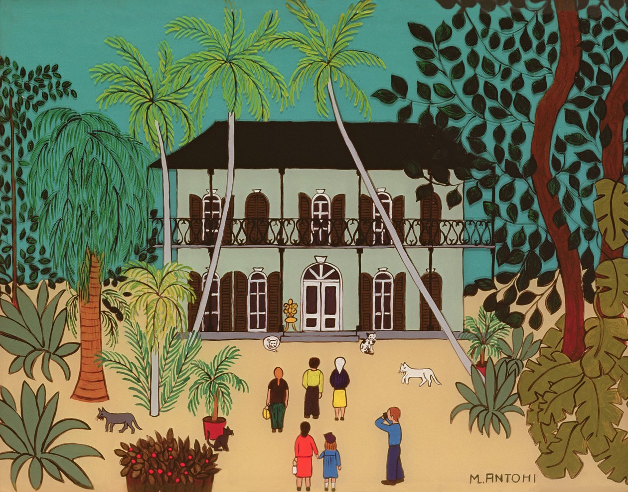 Hemingways House, Key West, Florida af Micaela Antohi