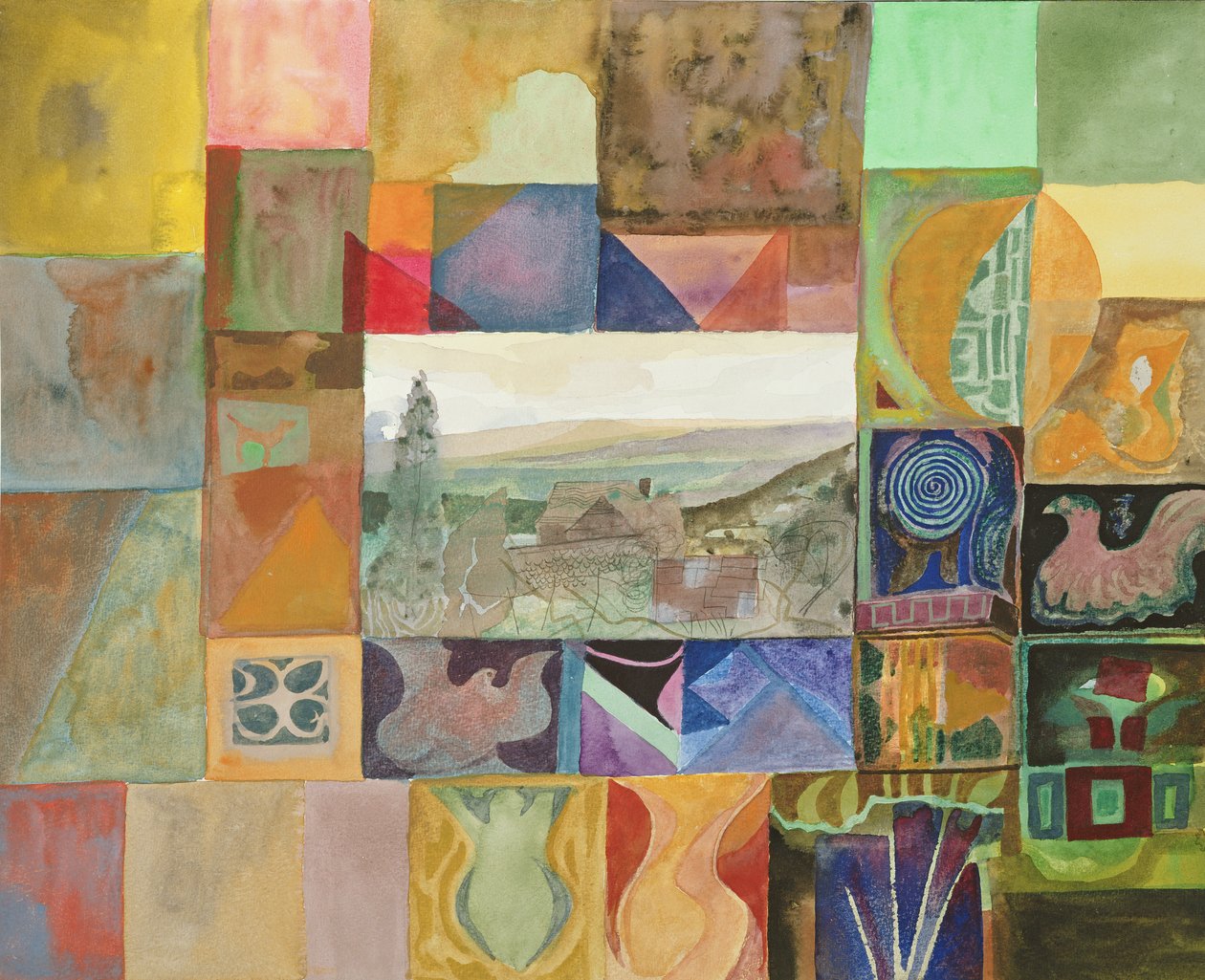 Cevennes mosaik af Michael Chase