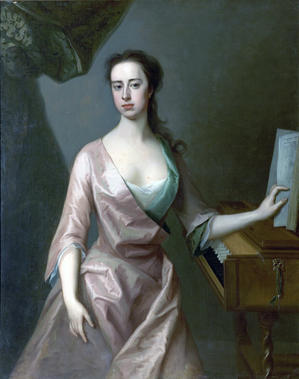 Frances, Lady Byron, den 4. Lord Byrons tredje kone, 1720 af Michael Dahl